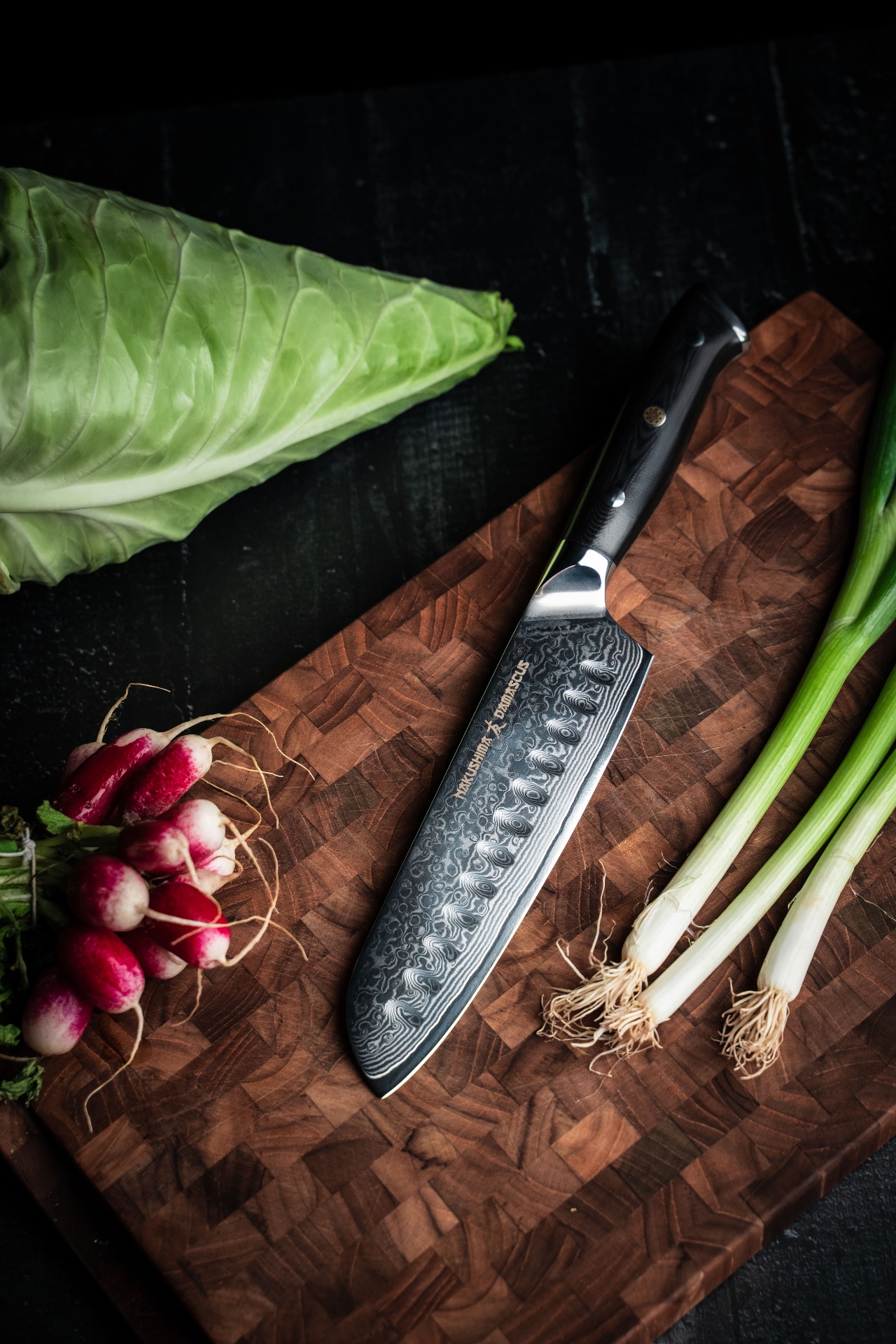 Nakushima — premium Japanese damascus knives